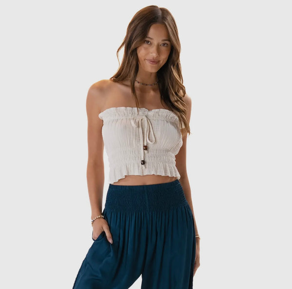 Coastal Tube Top - Cream