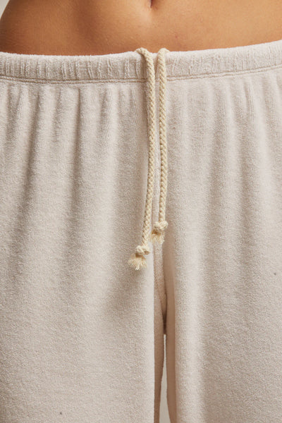 Bailey velour joggers- Sugar