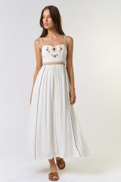 Chloe’s Embroidered Maxi Dress