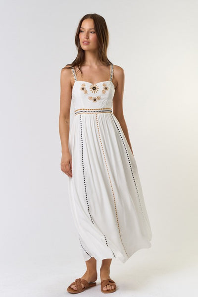Chloe’s Embroidered Maxi Dress