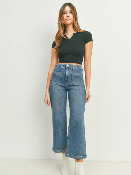The Patch Pocket Wide Leg