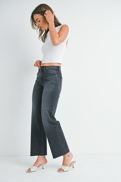 Slim Palazzo With Scissor Cut