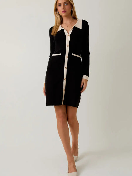 Button Down Knit Dress