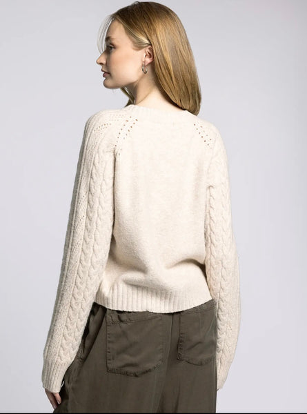 Knit Raglan Sweater - Zoey Sweater