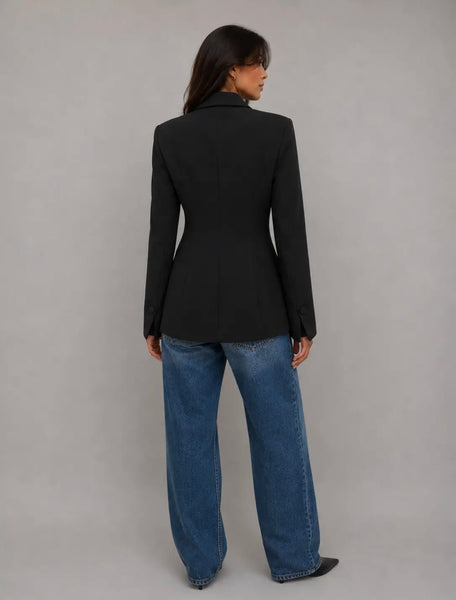 The Luxe Neutral
Sculpted Blazer
