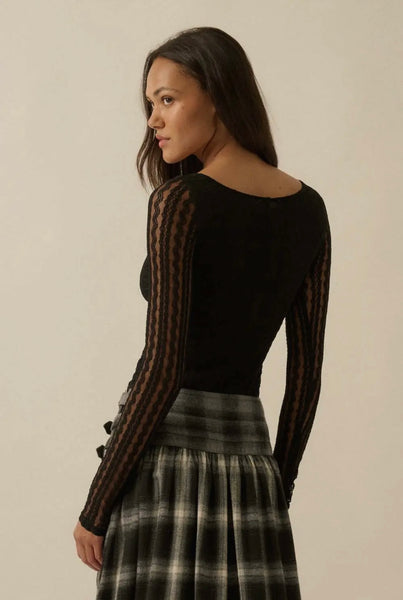 Lana’s Floral Lace Bodysuit