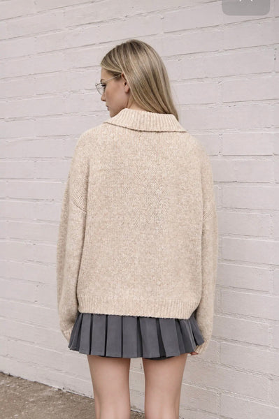 Argyle Cardigan with Collar