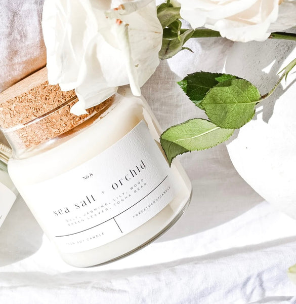 Forget Me Not Candles - Sea Salt & Orchid