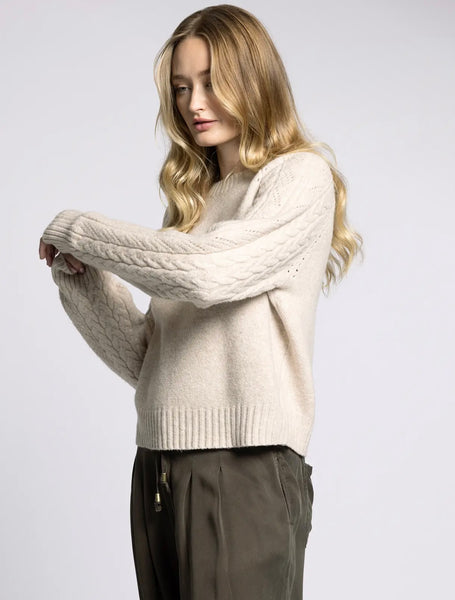 Knit Raglan Sweater - Zoey Sweater