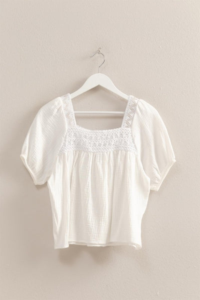 Crochet Detail Top