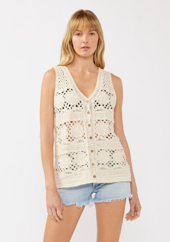 Leas Crochet Vest