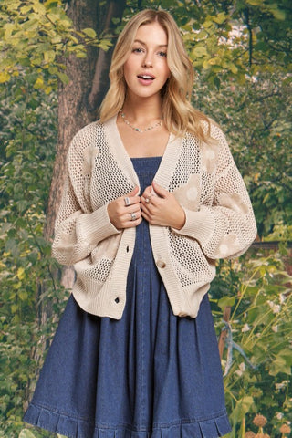 Lightweight Floral Cardigan