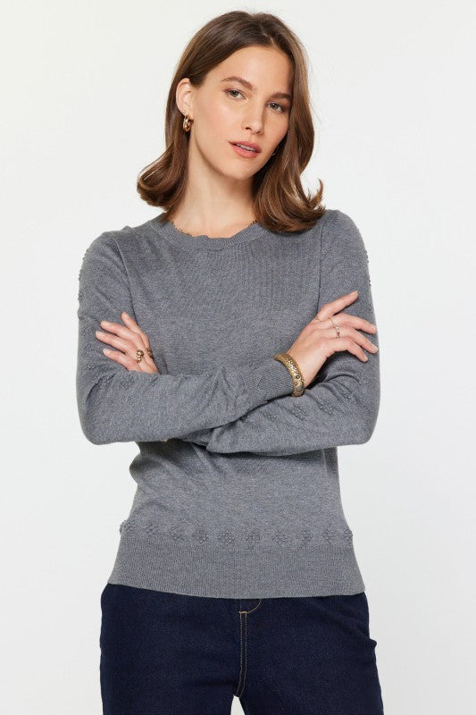 Embroidery Layering Sweater