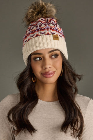 Multi-Color Pom Hat