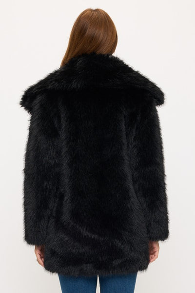 Luxe Oversized Faux Fur Coat