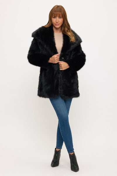 Luxe Oversized Faux Fur Coat