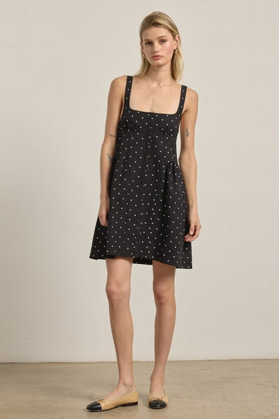 Polka-Dot Dress with Pockets