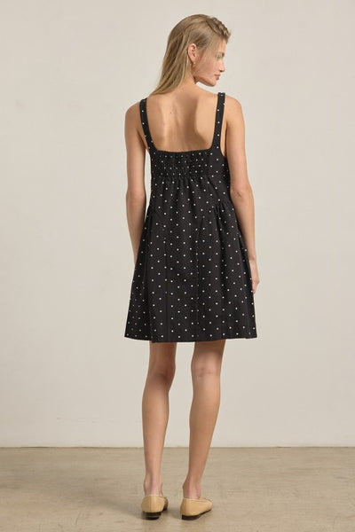 Polka-Dot Dress with Pockets