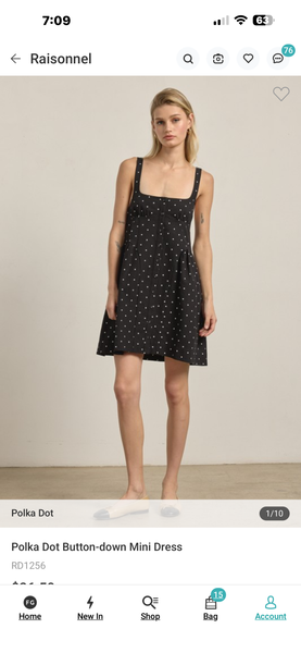 Polka-Dot Dress with Pockets