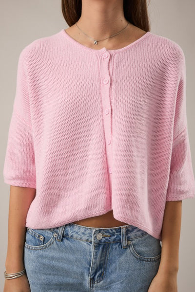 Lea’s Short Sleeve Cardigan