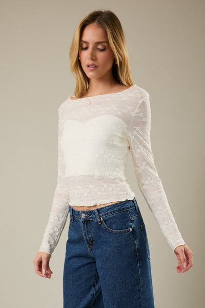 Floral Lace Top