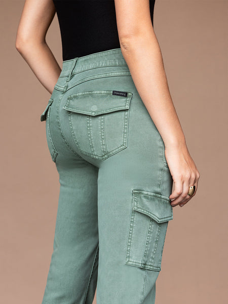 Sculpted Hayden Slim Straight Normal Rise Pant - Dark Spruce