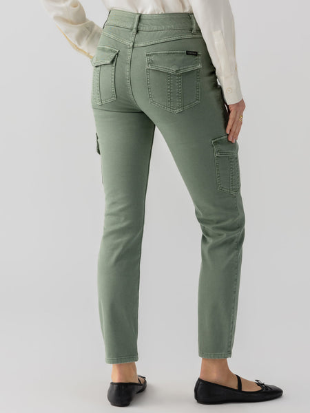 Sculpted Hayden Slim Straight Normal Rise Pant - Dark Spruce