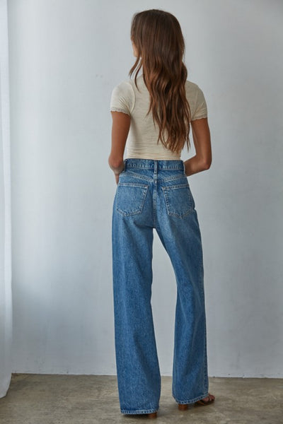 Love Knot Jacquard Lace Trim Top
