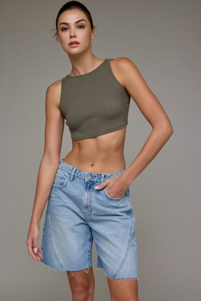 Denim Bermuda Shorts 8” Baggy