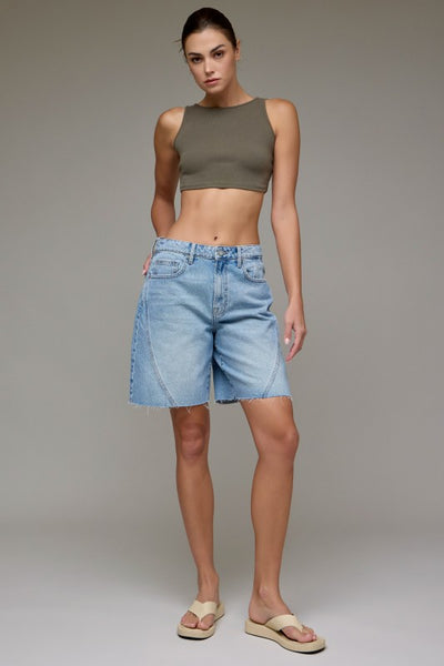 Denim Bermuda Shorts 8” Baggy