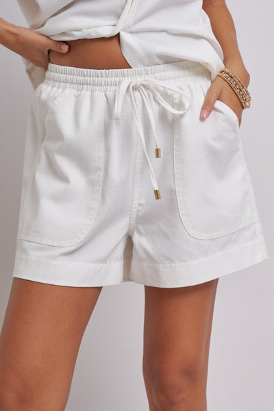 Coastal Ease Linen Shorts