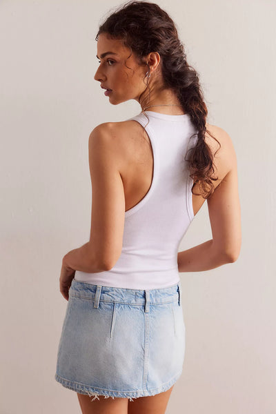 We The Free Gallivanting Peekaboo Skort - Color Aegean