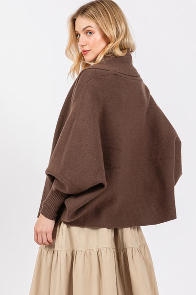 Shelly’s Cocoon Batwing Sweater