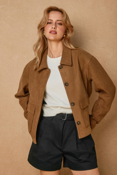 Suede Barn Jacket