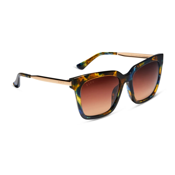 Bella - Glacial Tortoise Brown Gradient Sunglasses