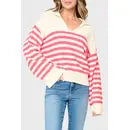Perfect Timing Sweater - Flushed Striped