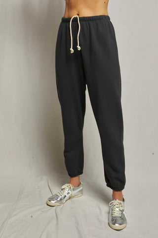 Johnny French Terry Jogger - Vintage Black