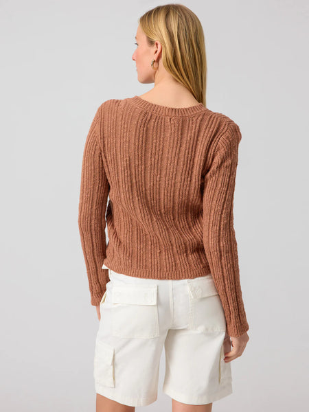 Monday Bloom  Sweater - Mocha Mousse
