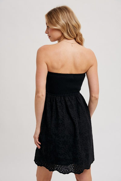 Brooke’s Eyelet Tube Dress