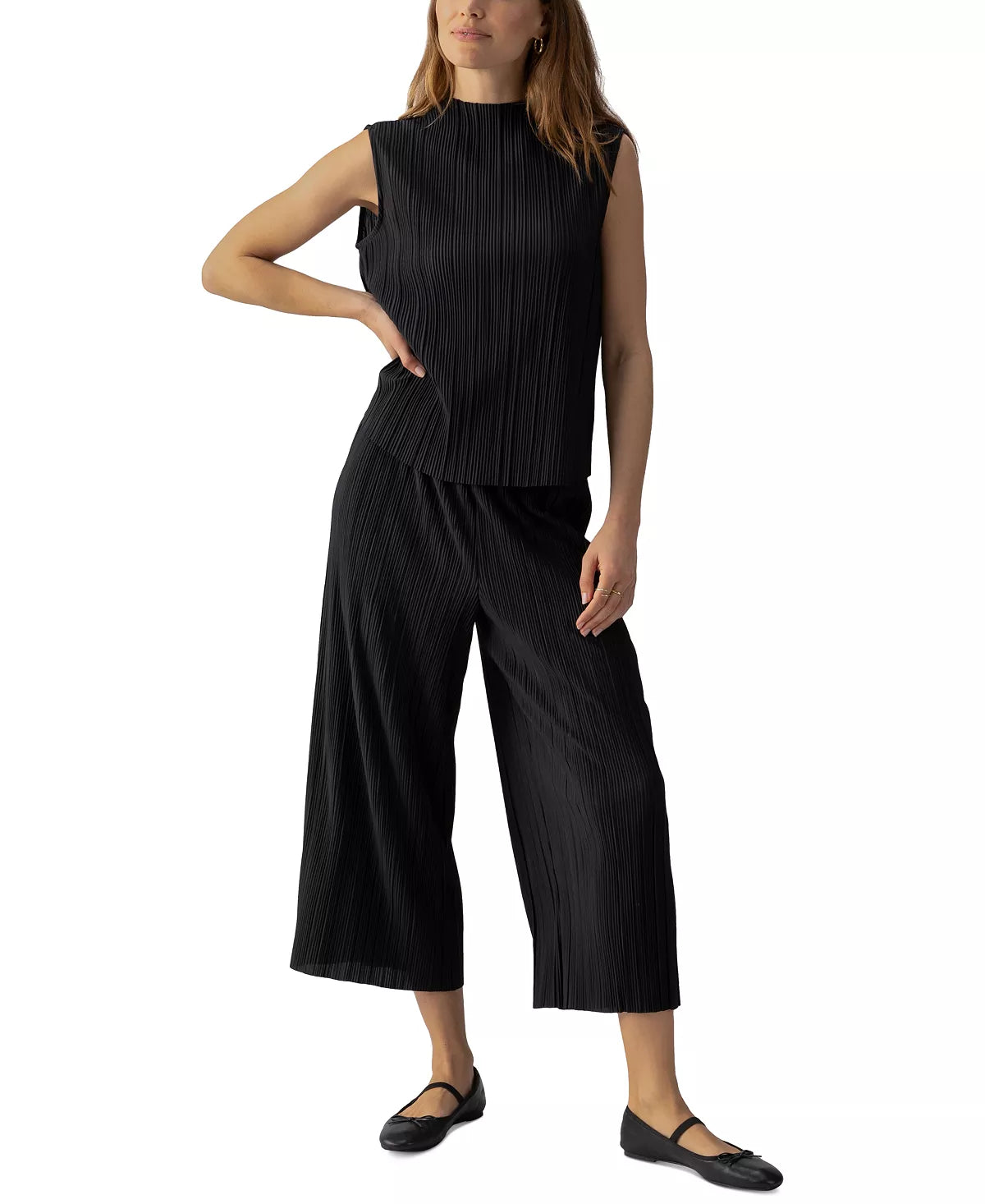 Plisse Culotte Pant