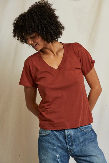 Hendrix Boxy Tee - Vneck