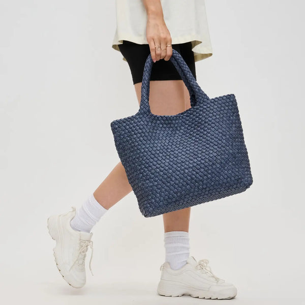 Sky's the Limit - Medium Woven Neoprene Tote