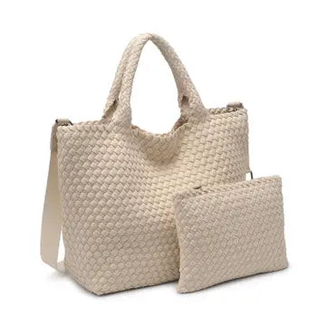 Sky's the Limit - Medium Woven Neoprene Tote