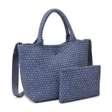 Sky's the Limit - Medium Woven Neoprene Tote