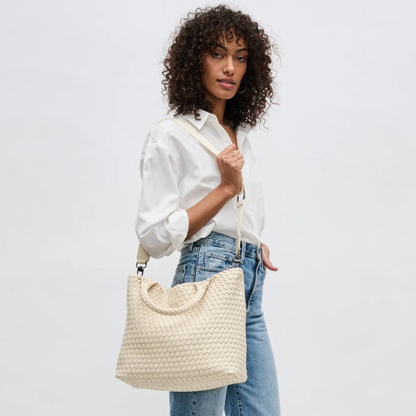 Sky's the Limit - Medium Woven Neoprene Tote