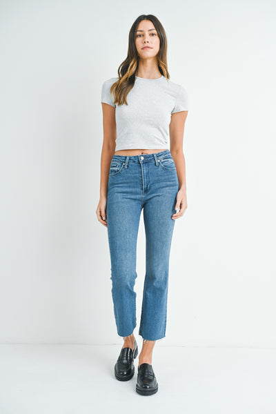 Crop Flare US Made Denim