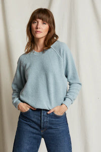 Ziggy - inside out cotton fleece shrunken crew