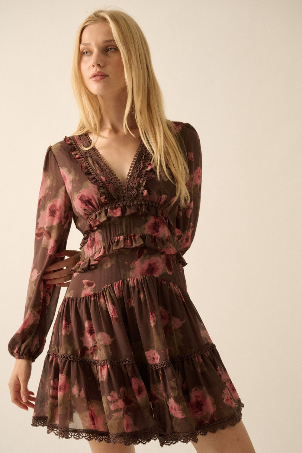 Floral Chiffon Dress