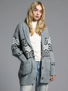 Shawl Lapel Cardigan - Spencer Cardigan