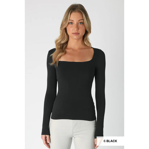 Square Long Sleeve Top - US Made